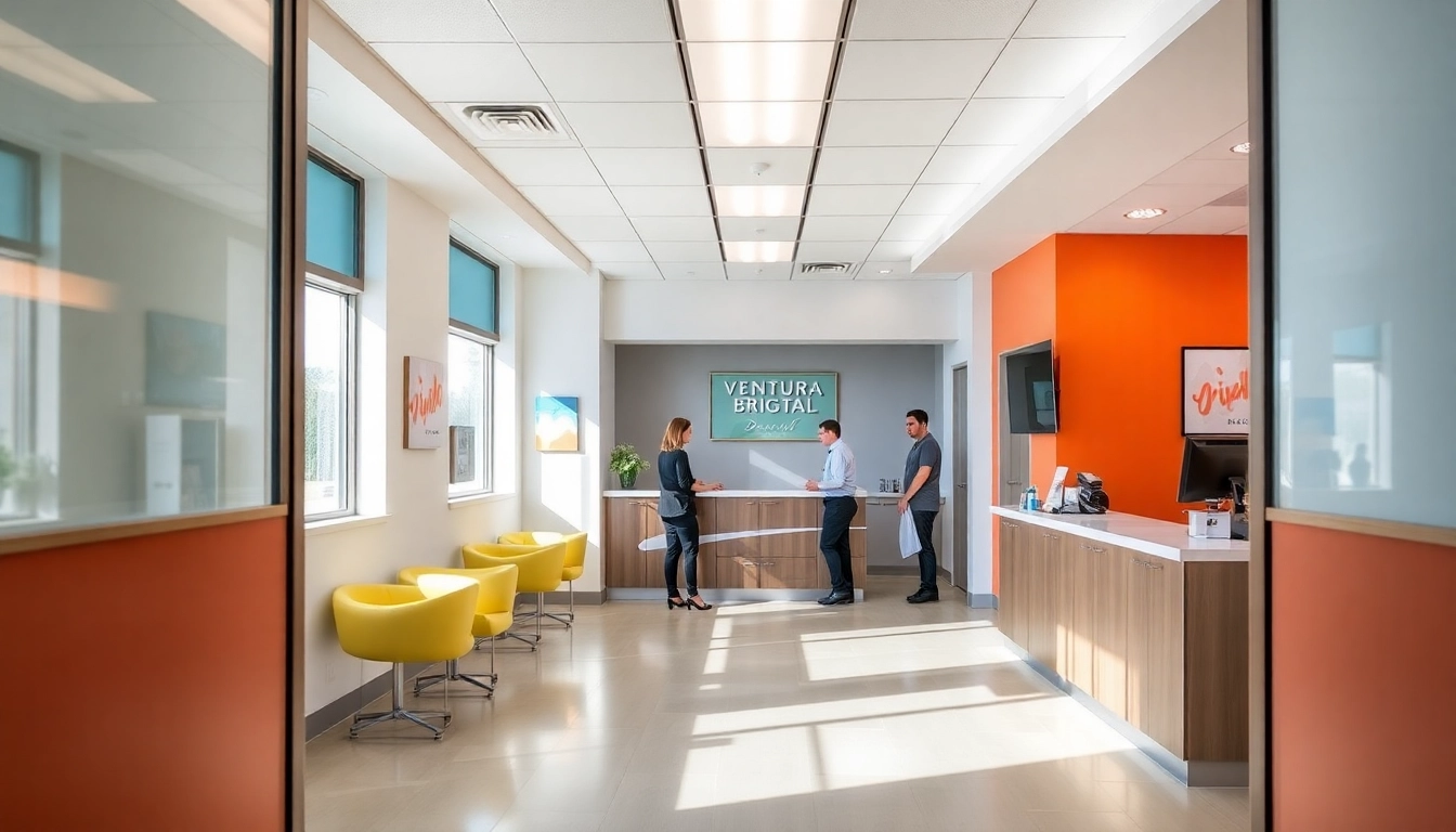 Bright, welcoming Ventura Bright Dental office with friendly staff providing excellent dental